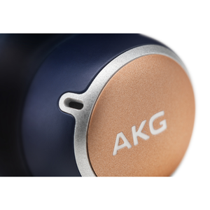 AKG N400NC TWS - Blue - True Wireless Noise Cancelling Headphones - Detailshot 2